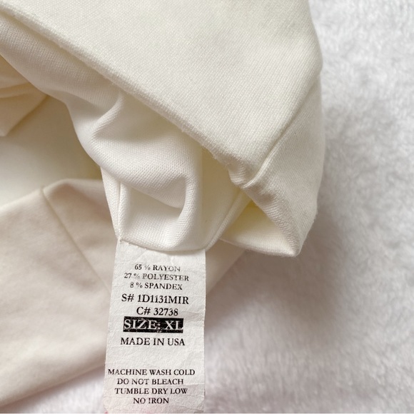 Dark Tan & Off White Mini Peplum Dress - Picture 5 of 7